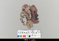 藏品(中國湖北皮影戲偶頭-旦)的圖片